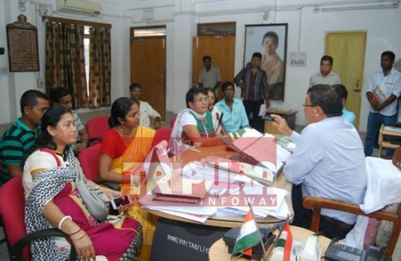 Anganwadi workers deprived of wages: TMC women unit placed deputation to Director Social Welfare and social Education Director 